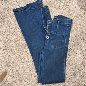 Ramy Brook Dark Blue Flare Jeans